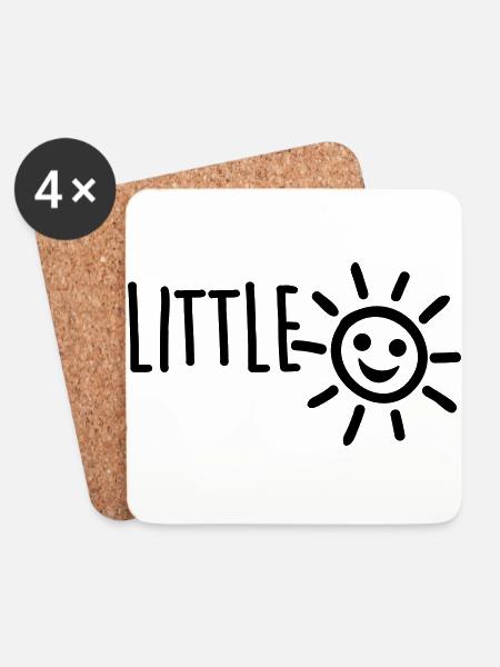 Sunshine / Sonnenschein / Baby / Liebling - Untersetzer (4er-Set) - Weiß