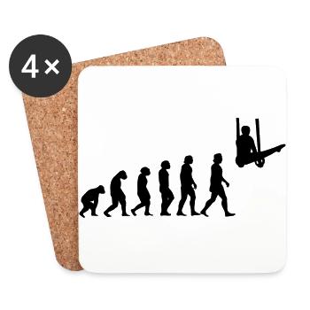 Turner Rings Gymnastics Calisthenics L Sit Rings - Coasters (set of 4) - white - Front
