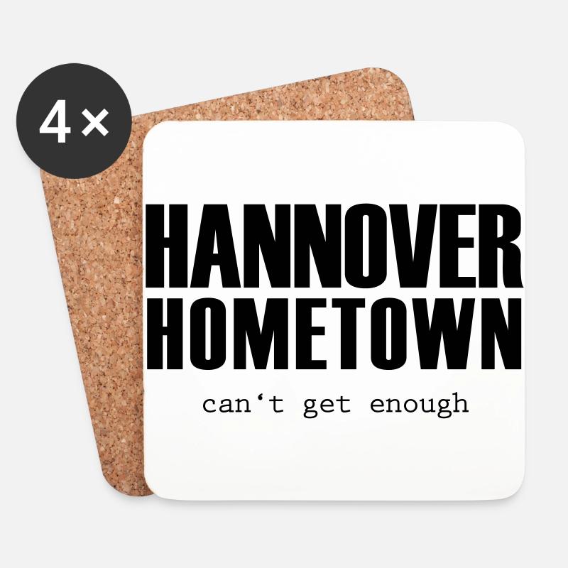 hannover hometown - Untersetzer (4er-Set) - Weiß