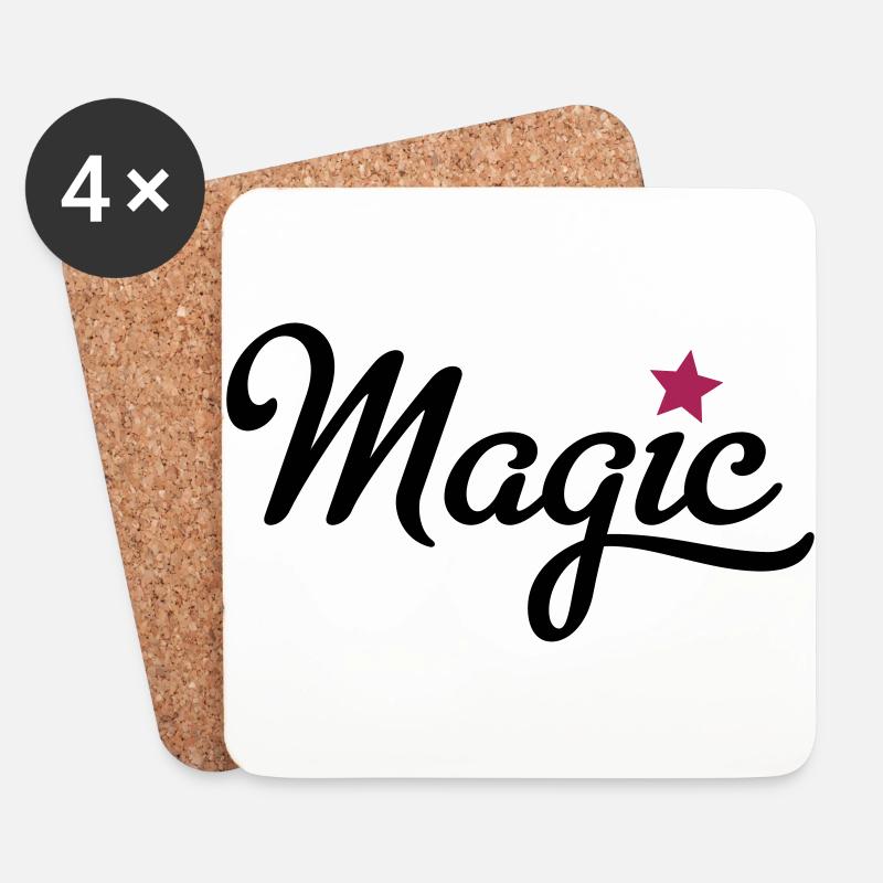 magic - Untersetzer (4er-Set) - Weiß