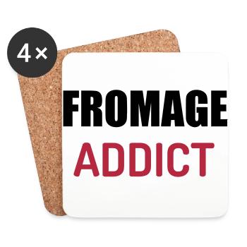 Cheese Maker Fromager Fromage Käse Käser - Coasters (set of 4) - white - Front