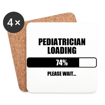 Pediatrician Kinderarzt Pédiatre Doctor Arzt - Coasters (set of 4) - white - Front