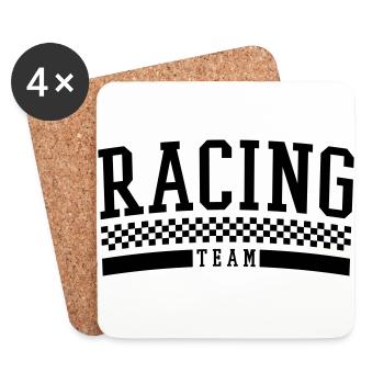 Racing Team - Coasters (set of 4) - white - Front