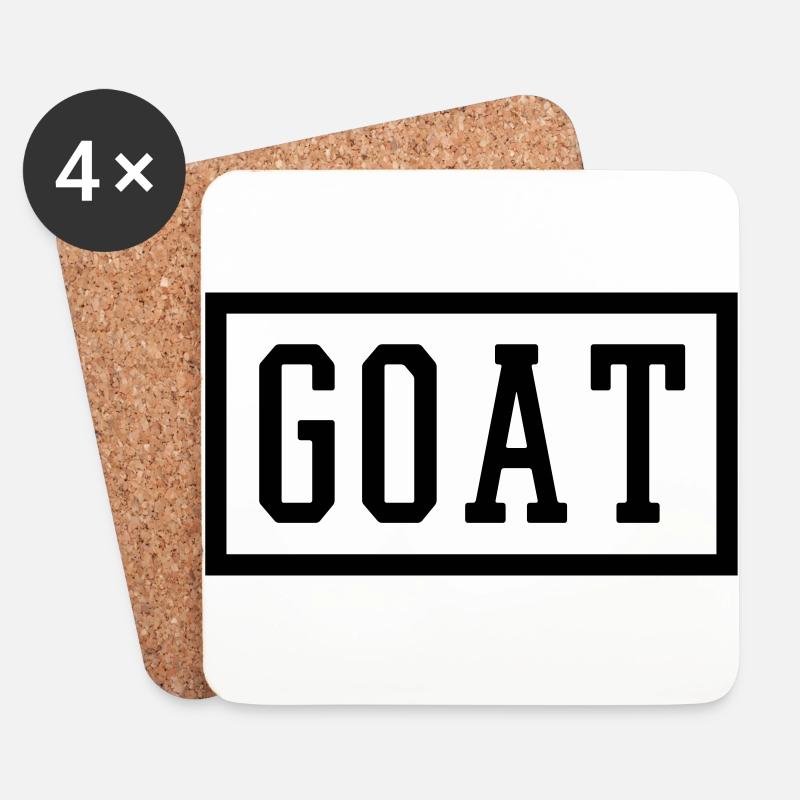 GOAT - Untersetzer (4er-Set) - Weiß