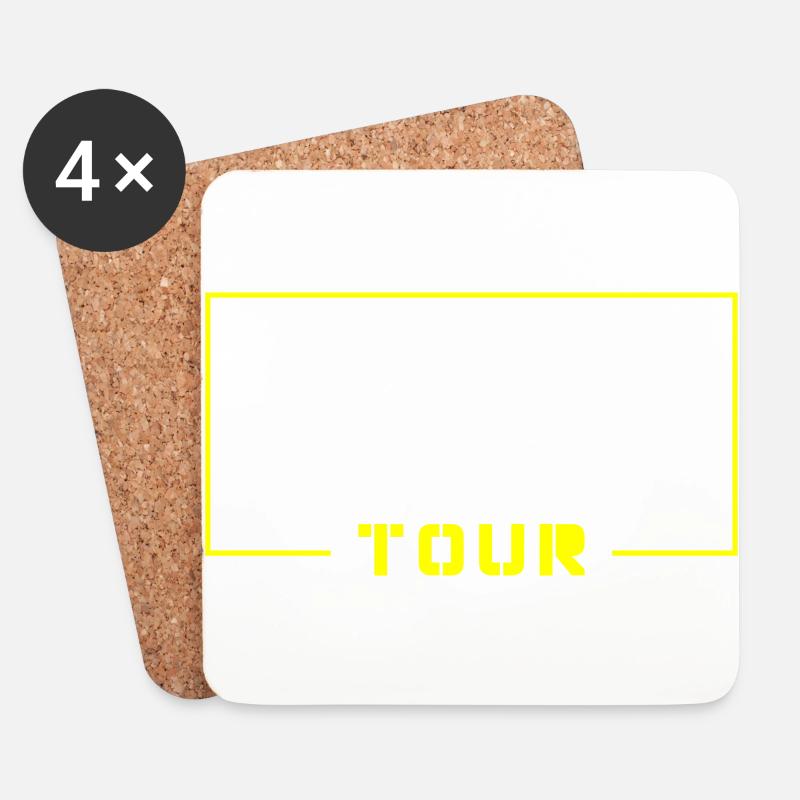 prag tour - Untersetzer (4er-Set) - Weiß
