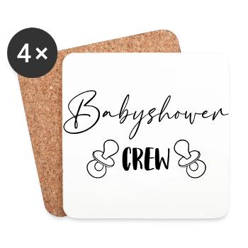 Babyshower - Coasters (set of 4) - white - Front