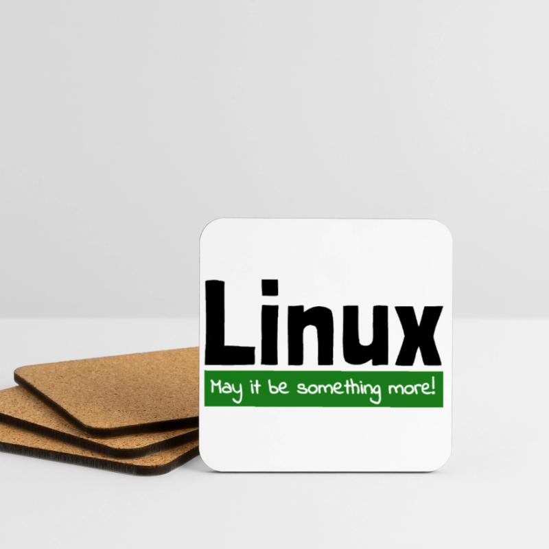 Linux Computer Computerarbeit witzige Sprüche Nerd Untersetzer (4er-Set)