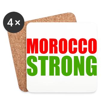 Morocco strong - Untersetzer (4er-Set) - Weiß - Vorne
