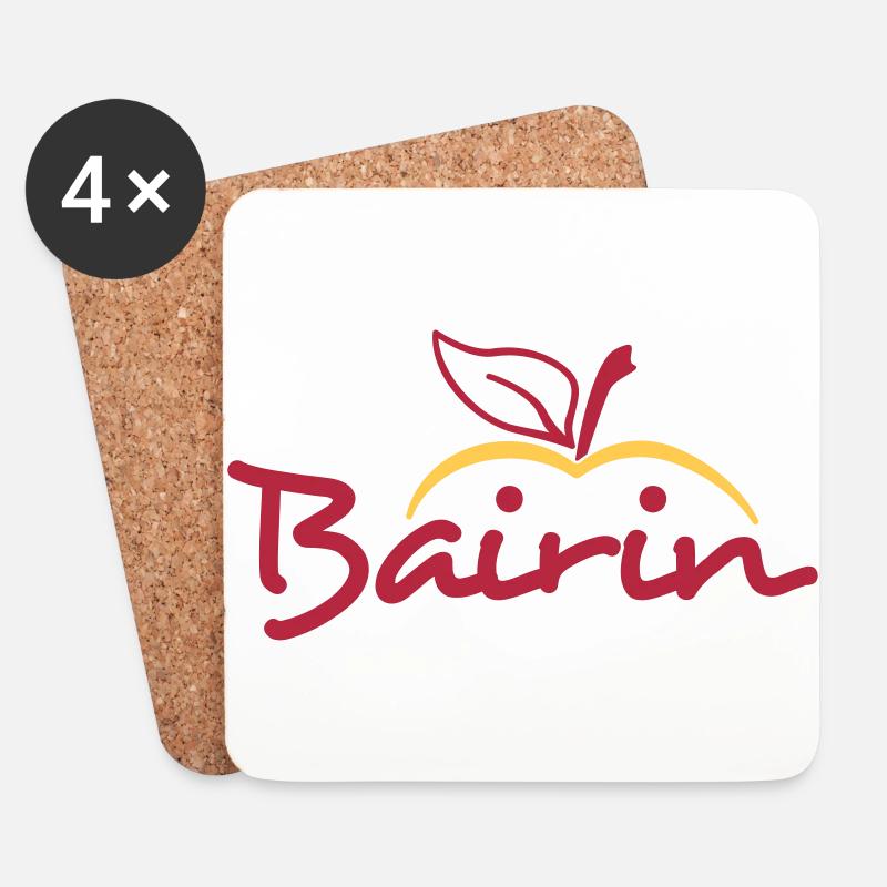 9 bairin1 - Untersetzer (4er-Set) - Weiß