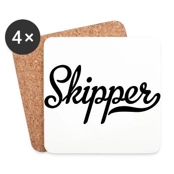 Skipper - Coasters (set of 4) - white - Front