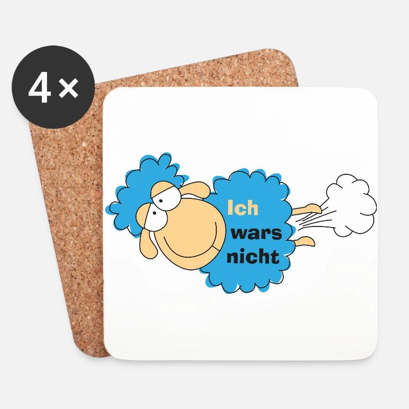 Schaaf wars nicht - Untersetzer (4er-Set) - Weiß