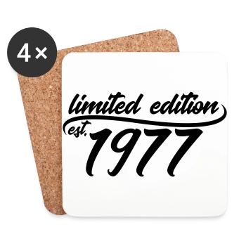 Limited Edition est 1977 - Untersetzer (4er-Set) - Weiß - Vorne