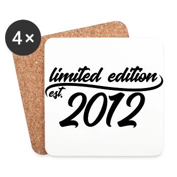 Limited Edition est 2012 - Untersetzer (4er-Set) - Weiß - Vorne