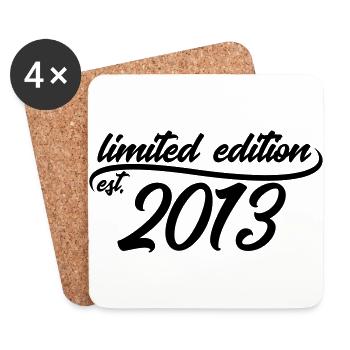 Limited Edition est 2013 - Untersetzer (4er-Set) - Weiß - Vorne