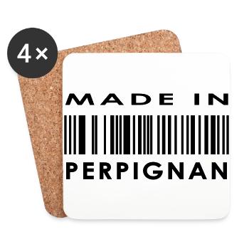 Perpignan - Untersetzer (4er-Set) - Weiß - Vorne