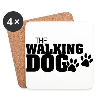 The Walking Dog - Version03 - Untersetzer (4er-Set) - Weiß - Vorne