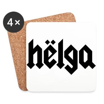 Helga - Untersetzer (4er-Set) - Weiß - Vorne