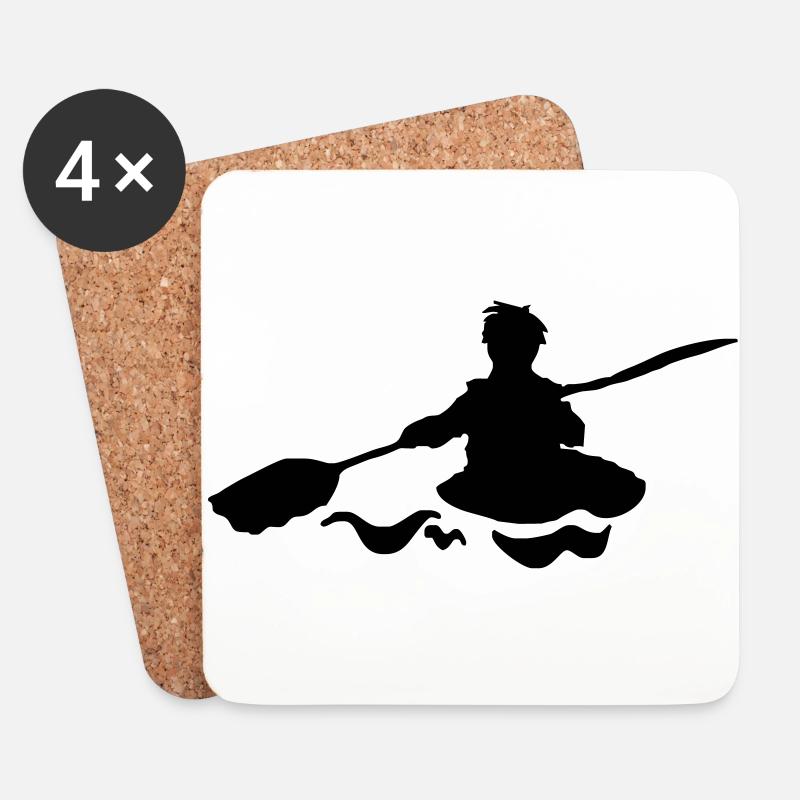 canoe - Coasters (set of 4) - white