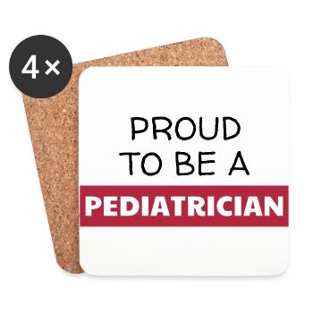 Pediatrician Kinderarzt Pédiatre Doctor Arzt - Coasters (set of 4) - white - Front