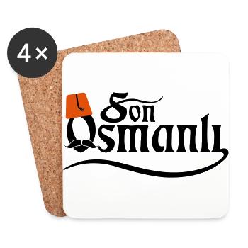 Son Osmanli - Dessous de verre (lot de 4) - blanc - Devant
