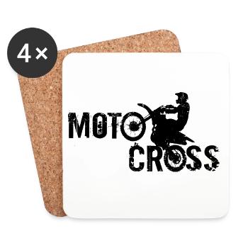 Motocross - Coasters (set of 4) - white - Front
