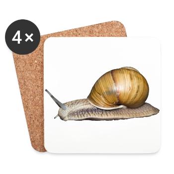 The - Coasters (set of 4) - white - Front