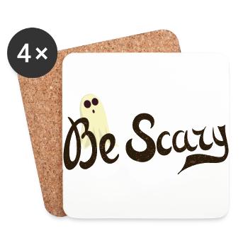 Be Scary - Untersetzer (4er-Set) - Weiß - Vorne