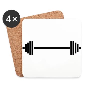 athlete - Coasters (set of 4) - white - Front