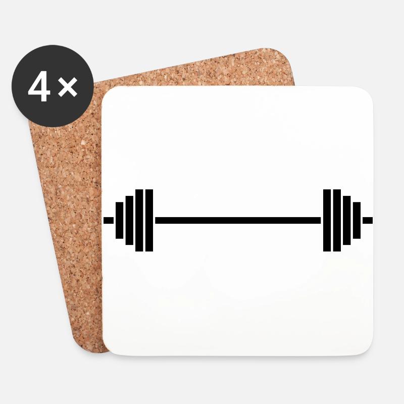 athlete - Coasters (set of 4) - white