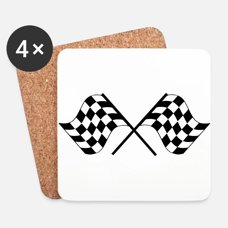 aim - Coasters (set of 4) - white