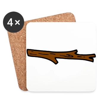branch - Coasters (set of 4) - white - Front