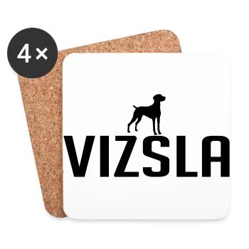VIZSLA Magyar Vizsla Hungarian Guide Dog Dogs - Coasters (set of 4) - white - Front