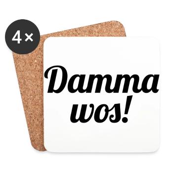 Damma wos! This design speaks Austrian! - Coasters (set of 4) - white - Front