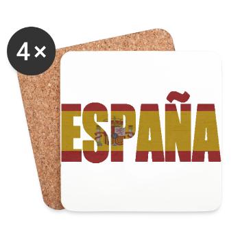 # ESPAÑA - Untersetzer (4er-Set) - Weiß - Vorne