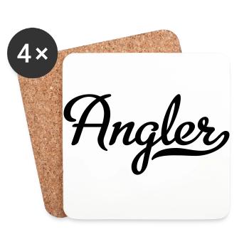 Angler - Coasters (set of 4) - white - Front