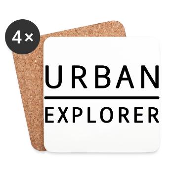 Urban Explorer - Coasters (set of 4) - white - Front