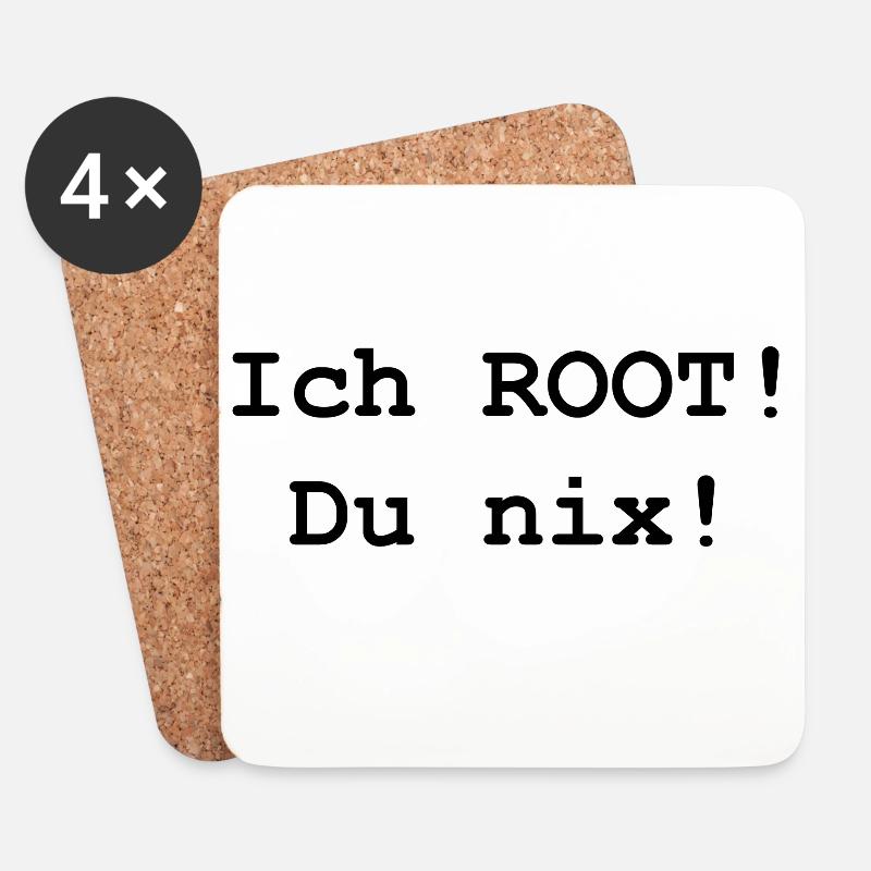 Root - Untersetzer (4er-Set) - Weiß