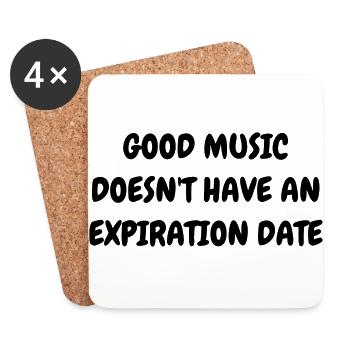 Jazz - Music - Blues - Funk - Jazzman - Groove - Coasters (set of 4) - white - Front