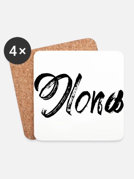 Ilona - Untersetzer (4er-Set) - Weiß