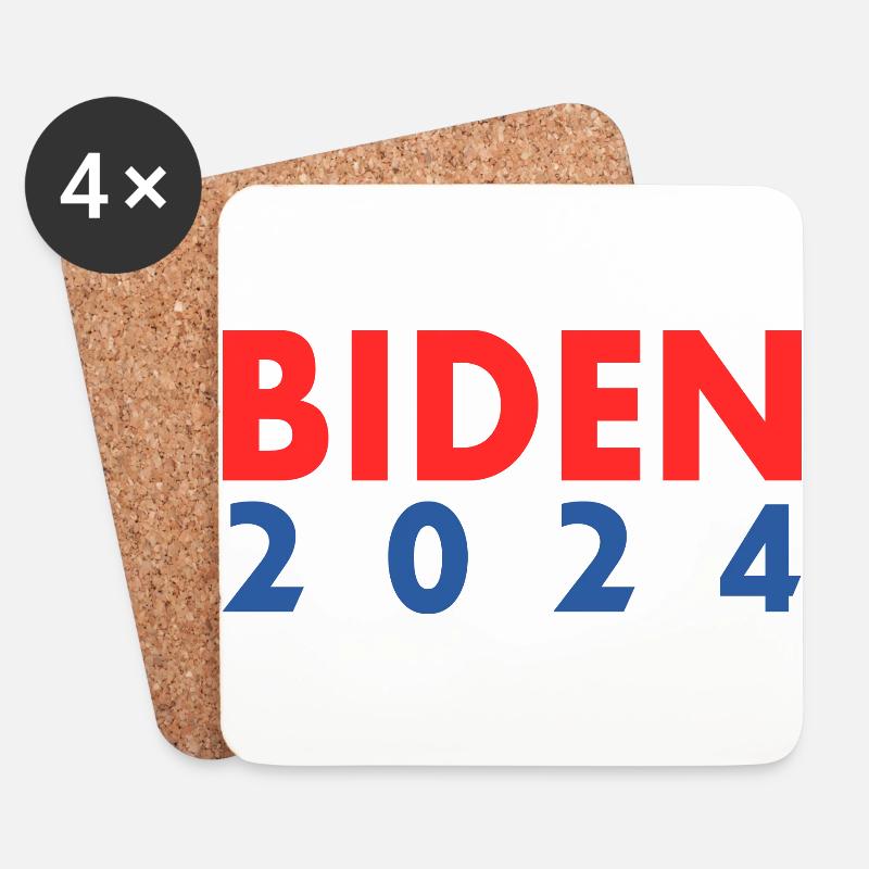 Joe biden 2024 - Untersetzer (4er-Set) - Weiß