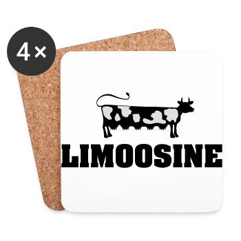 LIMOOSINE - Coasters (set of 4) - white - Front