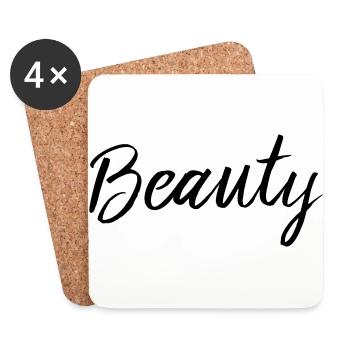 Beauty - Coasters (set of 4) - white - Front
