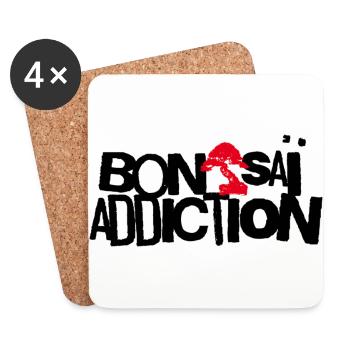 BonsaÏ Addiction - Dessous de verre (lot de 4) - blanc - Devant