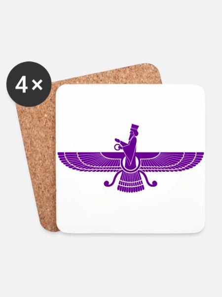 Zoroaster - Coasters (set of 4) - white