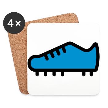 football boot - Coasters (set of 4) - white - Front