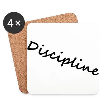 Discipline - Coasters (set of 4) - white - Front