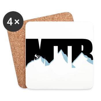 MTB - Coasters (set of 4) - white - Front