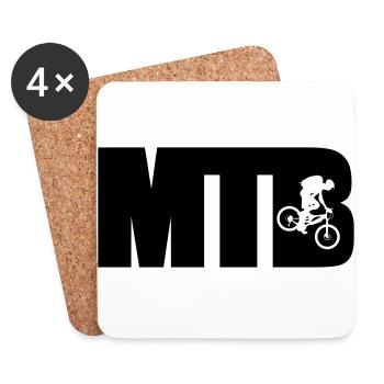 MTB - Coasters (set of 4) - white - Front