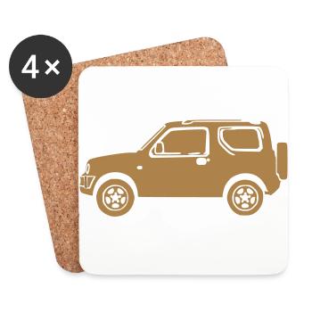 Jimny 2 - Coasters (set of 4) - white - Front