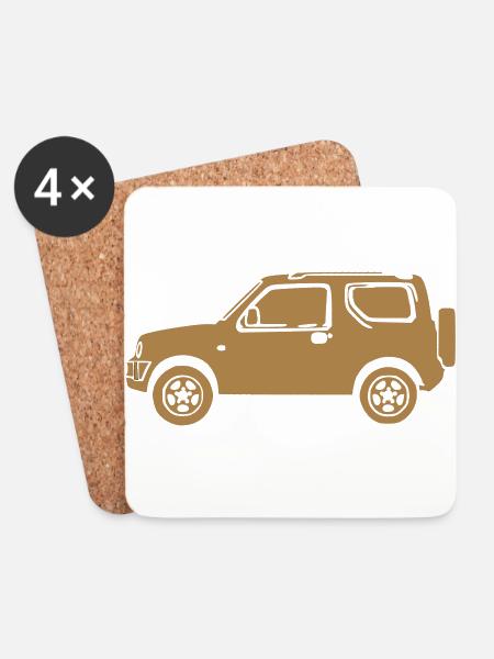 Jimny 2 - Coasters (set of 4) - white